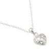 925 Sterling Silver Curly Heart Necklace