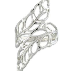 Alternative view of 925 Sterling Silver Extravagant Leaves Ring