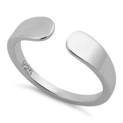 925 Sterling Silver Paddle Ring
