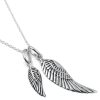 925 Sterling Silver Wings 16" Necklace