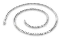 Alternative view of Sterling Silver 7" Curb Chain Bracelet 3.0MM