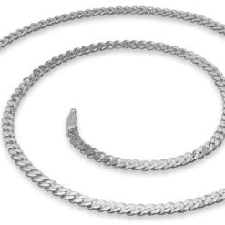 925 Sterling Silver 22" Curb Chain Necklace 3.0MM