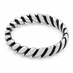 Alternative view of 925 Sterling Silver Stack Marquise Ring