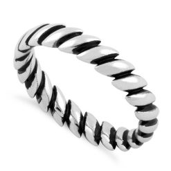 925 Sterling Silver Stack Marquise Ring