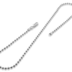 Alternative view of 925 Sterling Silver Bead Chain Bracelet - 3.0MM
