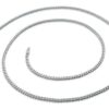925 Sterling Silver 10" Curb Chain Anklet 2MM