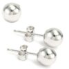 925 Sterling Silver Ball Earrings
