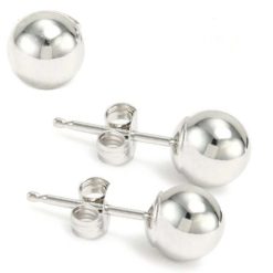 925 Sterling Silver Ball Earrings