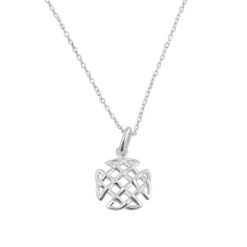 Alternative view of 925 Sterling Silver Celtic Pattern Necklace