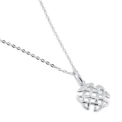 925 Sterling Silver Celtic Pattern Necklace