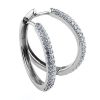 925 Sterling Silver Astral Clear CZ Earrings