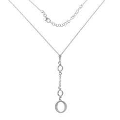 925 Sterling Silver Italian Fancy Necklace