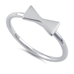 925 Sterling Silver Bow Ring
