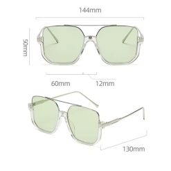 Alternative view of Green Oversized Sunglasses