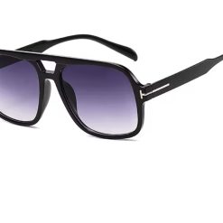 Alternative view of Large Frame Pilot SunGlasses Half Dark