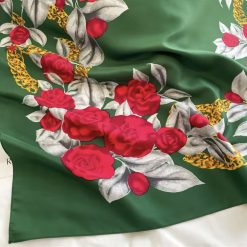 Alternative view of 90X90cm Green Base Neck Scarf