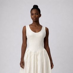 Cream Maxi Ukeme Dress