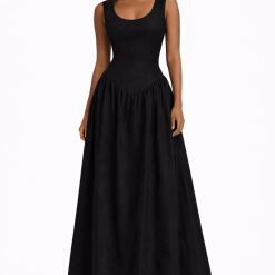 Black Ukeme Maxi Dress