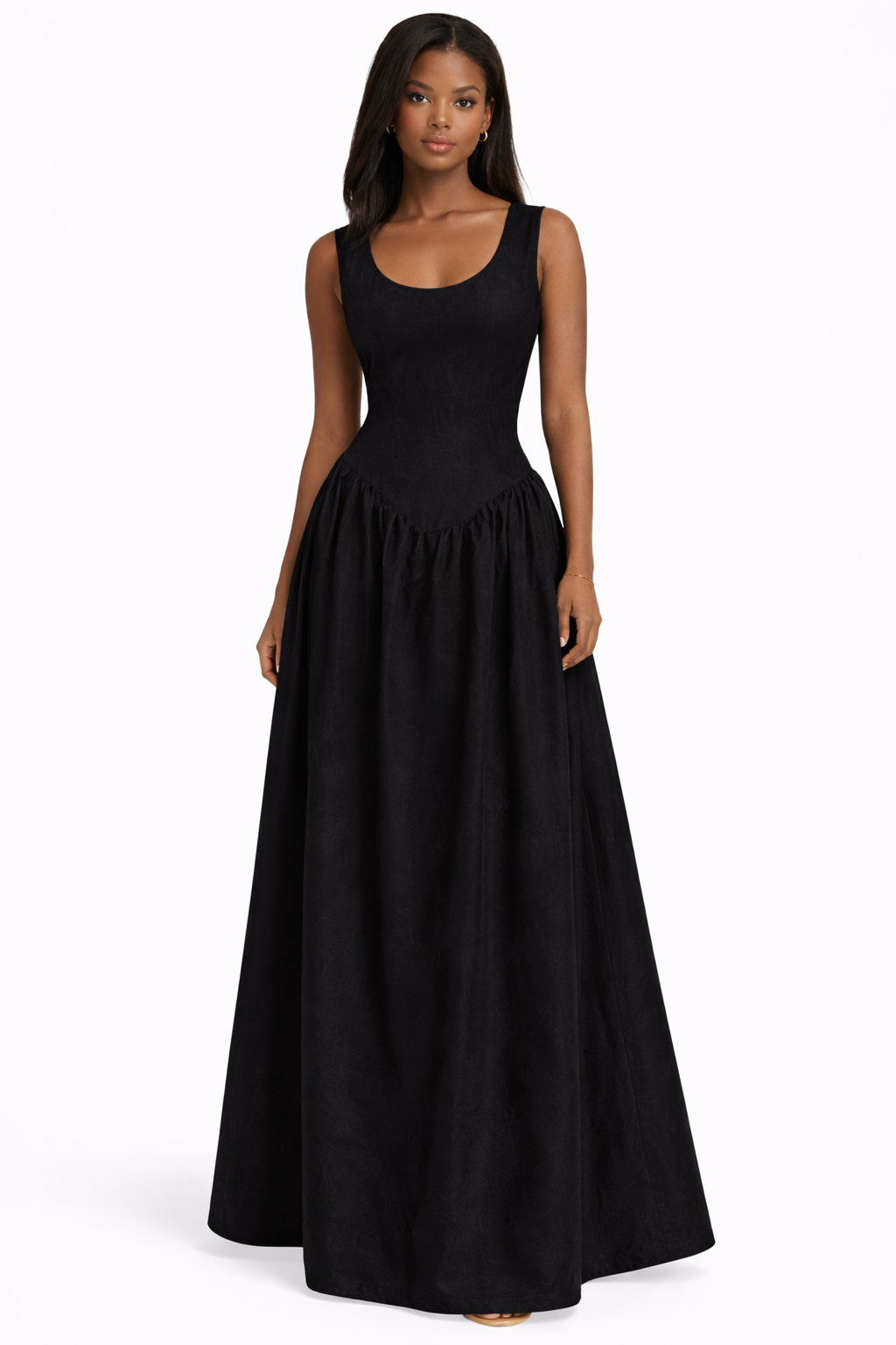 Black Ukeme Maxi Dress