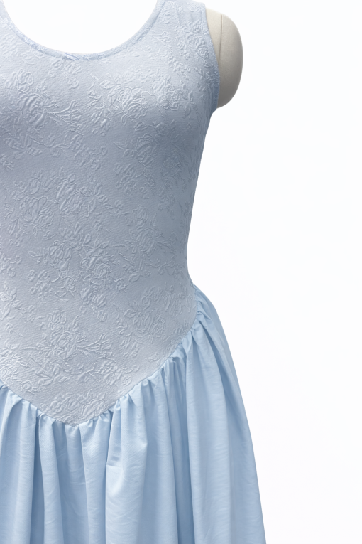 Sky Blue Ukeme Maxi Dress - Image 2