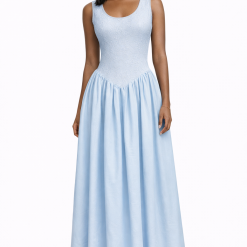 Sky Blue Ukeme Maxi Dress