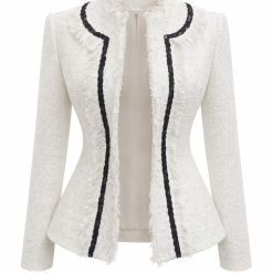 Alternative view of Ivory Textured Trim Co-Ord