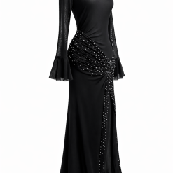 Alternative view of Embelished Ethereal Noir Gown