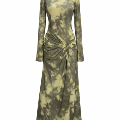 Ethereal Twist Maxi Dress