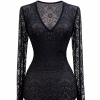 The Noire Lace V-Top