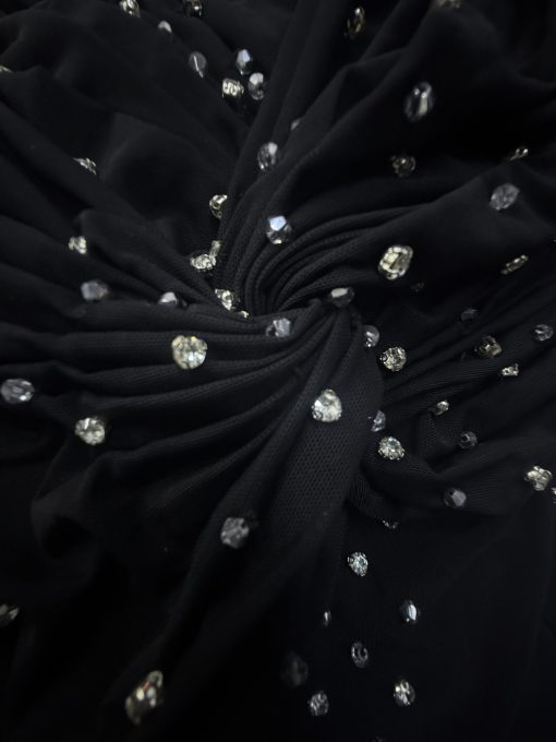 Embelished Ethereal Noir Gown - Image 3