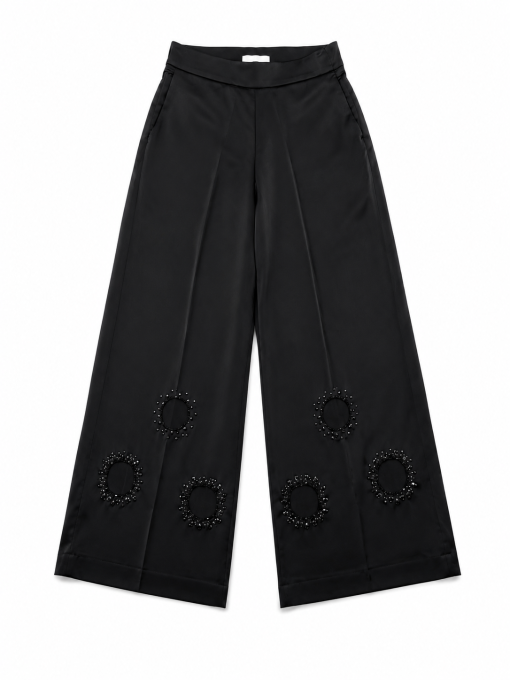 Black Embellished Dooshima Set - Image 4