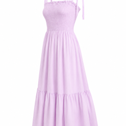 Alternative view of Pink Stripped Maxi Dress With Pockets